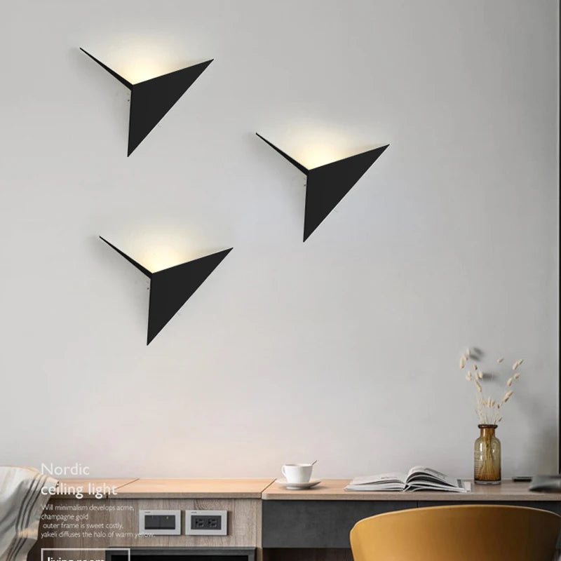 Creative Triangle Wall Lamp | LED Lighting