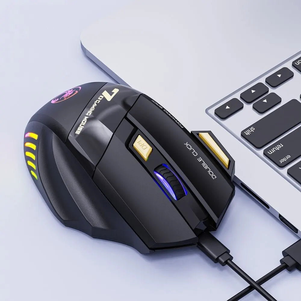 Wireless LED Gaming Mouse USB IMICE  Dual Mode Rechargeable